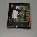 Aokrean Plant Grow Light, 48 LEDs Full Spectrum Grow Lights for Indoor Plants, Height Adjustable Small Halo Grow Light with Base, 3 Optional Spectrums, Auto Timer 3/9/12Hrs, 10 Brightness, 3 Pack (3.4in-Black)