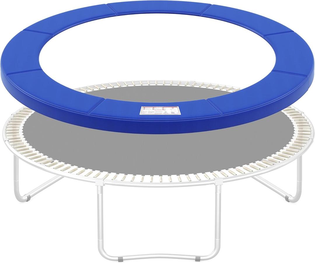 SONGMICS Trampoline Pad, 8ft  Replacement Trampoline Safety Pad, Spring Cover (Cobalt Blue)