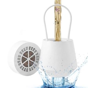 Bath Filter for Tub Faucet, 15-Stage Filtration (2500 Gallons), Removes Chlorine/Fluoride/Heavy Metals, pH Balancer, BPA-Free, Easy Install for Sensitive Skin, Baby & Pets (White)