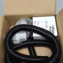 Non-automatic 0.98 Inch Bilge Pump kit for Boats,12V 750GPH Bilge Pumps with 6 ft/1.8 meters Bilge Pump Hose, 2pcs Stainless Steel Clamps and Thru Hull Fitting, for Yachts Speedboats