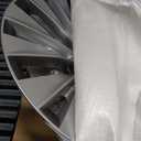 Tesla Model Y 19-Inch Wheel Hub Cover Wheel Covers, 4 Covers Per Pack, Made of Sturdy PC ABS Material for 2020-2024 Model Y Gemini Wheel Cover Replacement, Silver and Black Color