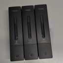 1984 Shower Soap Dispenser Bathroom Set Shampoo Conditioner Body Wash Dispenser Wall Mounted Shower Shampoo Dispenser 3 Chamber No Drill for Home Star Hotel 3 x 400ml Black