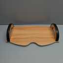 StrongTek Ergonomic Wood Foot Rest for Enhanced Circulation & Comfort, 350lbs Capacity, Rocker Balance Board for Standing Desks, Non-Slip, No Assembly, 18" Wide - Ideal for Office/Home