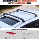 Roof Rack Cross Bars for 2021-2026 Kia Sorento 396lbs Lockable Roof Rails Crossbars Anti-Theft Roof Rackfor Cargoes, Bicycles, Kayaks, Luggage Racks, Suitcases, Canoes