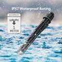 RovyVon H3 Pro Rechargeable Pen Flashlight USB C, 600 lumens Super Bright Pen Light Flashlights, Dual Power Source Dual Buttons Battery Replaceable Penlight, Ideal Presents for Men Family