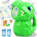 Bubble Machine for Kids 3 4 5 6 Years Old Boys: Bubbles Toys Dinosaur Bubble Machine Bubble Guns for Kids Ages 4-8 Outdoor Toys Gift for 3 4 5 6 7 8 Years Old Boys Girls