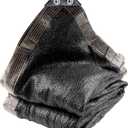 90% 30 X 50 FT Black Shade Cloth, Outdoor Sunblock Shade Cloth with Grommets, Durable Sun Shade Netting Shading Antifreezing for Patio, Garden, Plants Cover, Greenhouse, Barns, Dog Kennel