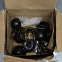 BESTTEN 2 Pack Keyed Same Exterior Door Knobs and Single Cylinder Deadbolts Combo Set, Keyed Alike Entry Door Knobs with Locks and Keys for Entrance and Front Door, Matte Black