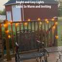 Outdoor Decorative Patio String Lights, Beaded Copper Wire Ball Style Lantern Lights, Connectable Weather-Resistant Indoor Outdoor Novelty Whimsical Light for Home Pergola Bedroom Porch Party Backyard