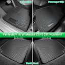 Floor Mat for Mazda CX-5 2017 2018 2019 2020 2021 2022 2023 2024 2025 Heavy Duty Rubber Front+Rear Car Liner Carpet All Weather Custom Fit Waterproof Odorless (Black 4PCS)