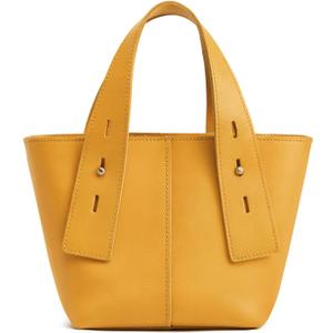 S-ZONE Leather Mini Crossbody Tote Bag Satchel Top-Handle Handbags Shoulder Purses with Adjustable Handle Strap