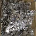 Ravinte 50 Pack 25 Pairs European Kitchen Cabinet Hinges Soft Close Full Overlay Door Heavy-Duty Frameless Adjustable Concealed Cabinet Cup Hinges