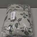 LALIFIT Boho Chic Decorative Throw Blanket Vintage Woodland Floral Bird Design with Tassels Soft Cotton Lightweight & Cozy for Home, Couch, Sofa, Farmhouse 50x60 Inches (Sage Green)