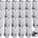 Set of 24 M14x1.5 Lug Nuts Comptible with Replacing Silverado Tahoe Suburban Tahoe Sururban Escalade Xt6 Xt5,7/8 Hex 1.77-Inch OEM Factory Style Large Acorn Socket Lug Nuts (Chrome)