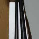 1 Inch Double Curtain Rods 72 to 144 Inches (6 to 12 ft), USFOOK Black Drapery Rods for Windows, Telescoping Dual Curtain Rod with Translucent Finials