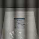N&Y HOME Fabric Shower Curtain Liner Solid White with Magnets, Hotel Quality, Machine Washable