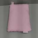 Pro Goleem Small Pillow 11’’x6’’x2.5’’ for Camping and Traveling with Name Tag Mini Tiny Pillow for Toddler Sleeping and Chair Car Air Nap Neck Lumbar Knee Rest Pillows, Pink