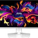 msi, MAG 272QPW QD-OLED X28, 27-Inch, WQHD, 2560x1440, Gaming Monitor, Quantum Dot OLED Panel, 280Hz, 0.03ms, DisplayHDR True Black 400, HDMI 2.1, DP 1.4a, USB C (15WPD), White
