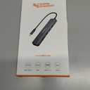 USB C Hub Multiport Adapter, CableCreation 7-in-1 USB C HDMI Hub with 4K 30Hz HDMI, 100W PD, 3 USB 3.0 5Gbps Data Ports, SD/TF Cards Reader for MacBook Pro/Air, iPad Pro, Pixelbook, XPS