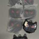 7 Pack Coyote Deterrent & Racoon Repellent Outdoor, Solar Nocturnal Animal Repeller with Predator Lights for Chicken Coop, Yard & Garden, Waterproof Coyote, Raccoon, Skunk, Deer & Hawk Deterrent