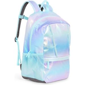 Lands' End Unisex Kids Medium ClassMate Lightweight Durable Elementary School Backpack, Pastel Lilac