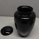Black Marble Finish Urn for Ashes Adult Male Female,Large Cremation Urn for Human Ashes Men and Women,Memorial Urn for Dad/Father/Grandpa/Brother(Includes Velvet Bag)