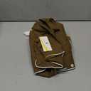 CF 100% Cotton Short Pajama Set Soft Button Down Pajamas Set Short Sleeve Sleepwear and Shorts with Pockets (Medium, Olive Green)