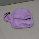 Casual Nylon Women Mini Backpack Fashion Solid Color Preppy Style Female Small Travel Knapsack Rucksacks (Style A Purple)
