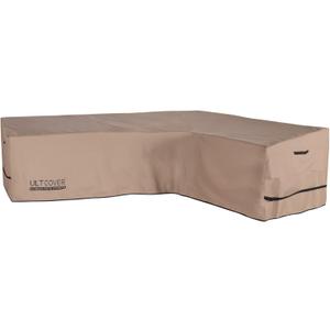 ULTCOVER Patio L-Shaped Right Facing Sofa Cover Waterproof for 6-Seater Outdoor Sectional Furniture Couch 110W (Back Length) x 85W (Right Side)