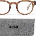IZIPIZI READING #C Reading Glasses for Women and Men Square Glasses with Anti-Scratch Lenses, Lightweight Fashion Frame