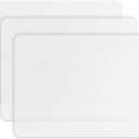 Gartful 3PCS Medium Silicone Mat for Crafts, Resin Jewelry Casting Molds Mat, Placemat, Multipurpose Countertop Protector Pad for Nail Arts, Paints, Epoxy, Resin, Translucent(15.7 x 11.8 inch)