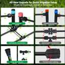 Drip Irrigation System for Garden, 2026 Upgraded Automatic Plant Watering Kit with Quick Connect PE Tubing, 30 Water-Saving Adjustable Drip Emitters for Yard, Lawn, Raised Bed & Greenhouse (100FT)