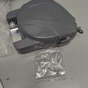 Retractable Clothesline Heavy Duty Retracting Clothes Line Outdoor and Indoor with Durable ABS Shell and 2x49 Feet Extruded PVC Line,with Lock to Prevent Sagging