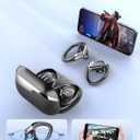 Wireless Earbuds, 2026 Bluetooth 5.4 Headphones Sport, Bluetooth Earbuds with ENC Noise Canceling Mic, 50H Stereo Wireless Headphones IP7 Waterproof with Earhooks, Dual LED Display for Workout/Running