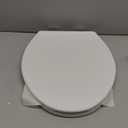 1M Family Toilet Seat, Patented Slow Close & Quick Releasing Technology, Anti-Wiggling, Easy to Install and Clean, Standard Elongated with Toddler Seat Built In (1 Piece)