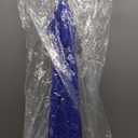 MORGAN AND CO. Womens Rhinestone Drama Dress (0, Neon Royal)