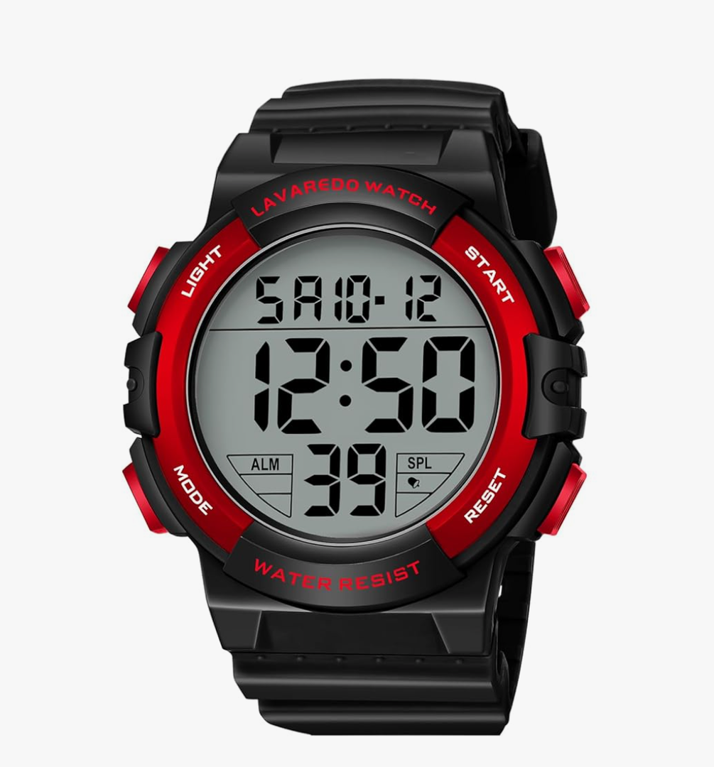 Mens Digital Watch, Sport Military Watches for Men Waterproof LED Screen Large Face Tactical Watch with Backlight Alarm Stopwatch Wrist Watch