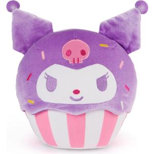 GUND Sanrio Hello Kitty and Friends Kuromi Cupcake Plush, Stuffed Animal for Ages 1 and Up, Purple/White, 8" (Multi Color)