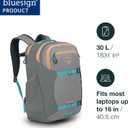 Osprey Proxima 30L Campus Laptop Backpack Organized Everyday Pack with Tech Storage, Water Bottle Pockets, and Comfortable Carry Perfect for College, Commute, and Travel, Black
