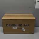 6 Pack Glass Tumbler Cups with Handle, 24oz Bubble Tea Cup with Bamboo Lid& Wide Straws,Reusable Mason Jars with Wide Mouth Iced Coffee Cup, Drinking Glasses for Smoothie,Bubble Tea