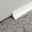 Flexible, Peel and Stick Wall Molding Trim Caulk Strip Self Adhesive Corner Trim Moulding for Ceiling, Backsplash, Tile Edge, Countertops, Baseboard, Counters, Floor and More, White, 20 Feet