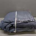 palassio Blue Cotton Quilt King Size Bedding Sets with Pillow Shams, Lightweight Soft Bedspread Coverlet, Quilted Comforter Bed Cover for All Season, 3 Pieces, 106x96 inches (Blue Grey-wave)