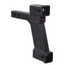 TOPTOW Trailer Dual Hitch Extender Adapter with 2-inch & 10-inch Riser/Drop, 2" Receiver, 2-inch Solid Shank, 10000lbs Capacity…