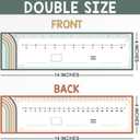 26 Pack Number Line Dry Erase Boards Cards (Rainbow Boho)