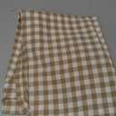 KKJIAF 2 Pcs Plaid Ruffle Pillow Case Standard Size, Ruffled Gingham Cotton Pillowcases 20x26 Inch, Linen Feel Plaid Bed Pillow Shams with Envelope Closure for Bed Sofa (Taupe)
