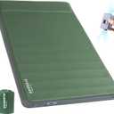 Elegear Air & Foam Self Inflating Sleeping Pad, Built-in Electric Pump 4" Ultra-Thick Memory Foam Camping Mattress with Pillow Double Camping Pad 4-Season R-value 9.5 Camp Mat for Car/Traveling - Full