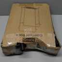 Clothes Rack - Double Rods Clothing Rack with Mesh Shelf, Hooks & Wheels, Metal Clothing Racks for Hanging Clothes & Bags, Multifunctional Garment Rack for Laundry, Black, 28.7" x 16.5" x 59.1"