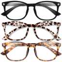 Gaoye Stylish Blue Light Glasses for Woman - Computer Glasses for Blue Light Blocking - Lightweight Frames - Only2pack