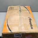 Aheaplus Rotating Bookshelf, Small Corner Bookshelf for Small Space, 360 Display 4 Tier Floor Standing Bookcase Storage Rack, Wood Narrow Book Shelf Organizer for Bedroom, Living Room, Rustic Brown