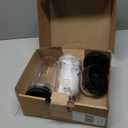 4pcs Cups Replacement and Blade Compatible with Ninja Blender, 24oz Ninja Cups for Blender and 5Fins Blade Replacement, Ninja Blender Replacement Parts